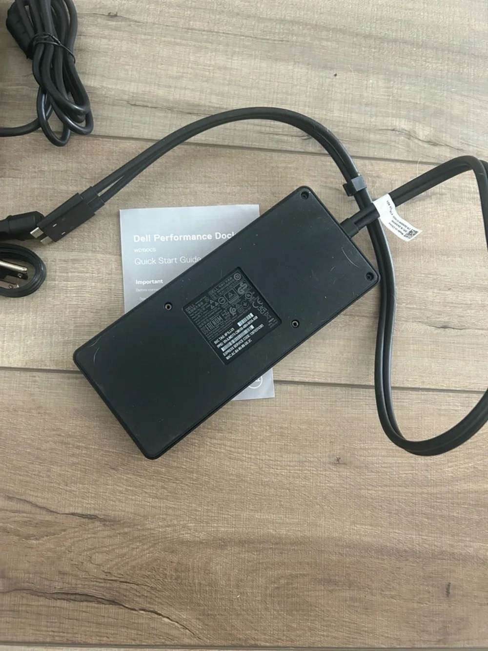 Dell Docking Station WD19DCS and Dell 240W Adapter